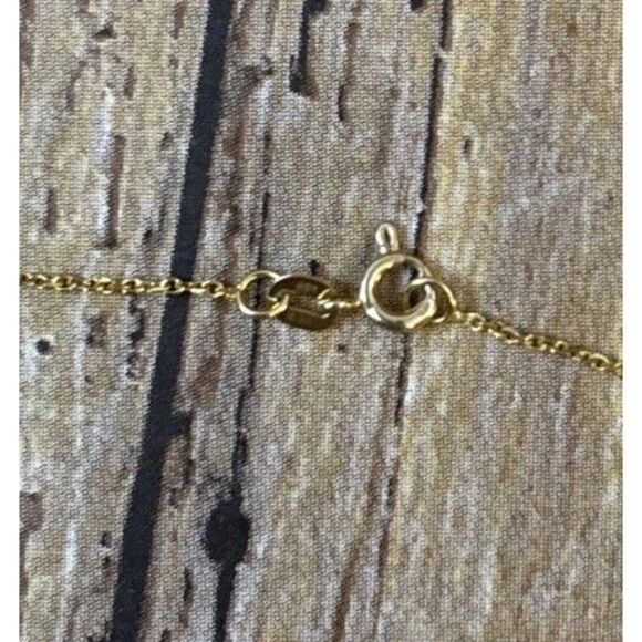 Floating Pearl Necklace 14k Gold Chain RCI 8 Pearls 2.36 Grams 17 Inches Long - Picture 3 of 16